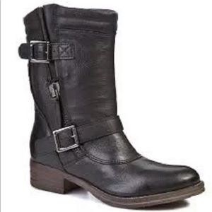 CLARKS MEZZE ROSE UK 5/38/ US 8, VLACK, EUC